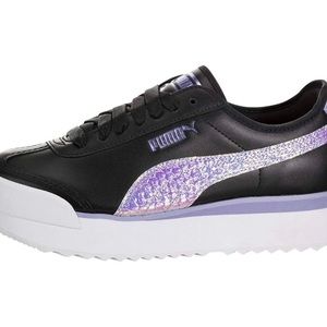 Puma Roma Amor Metallic Women's Shoes Black-Sweet Lavender